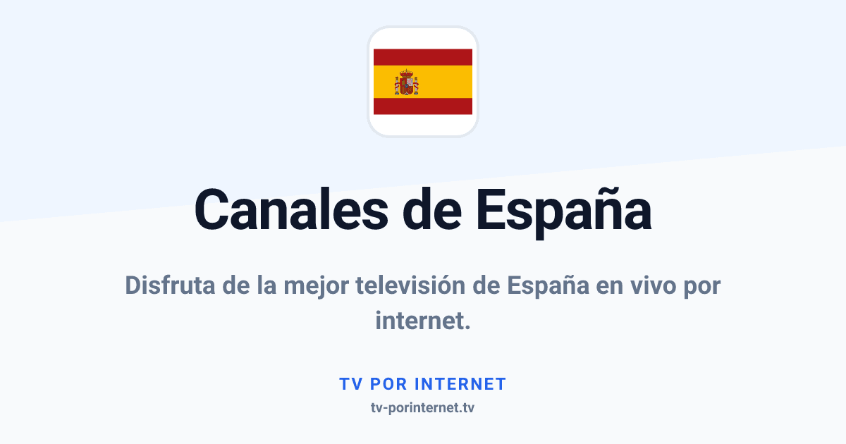 Es Tele Canales de España | TV por Internet