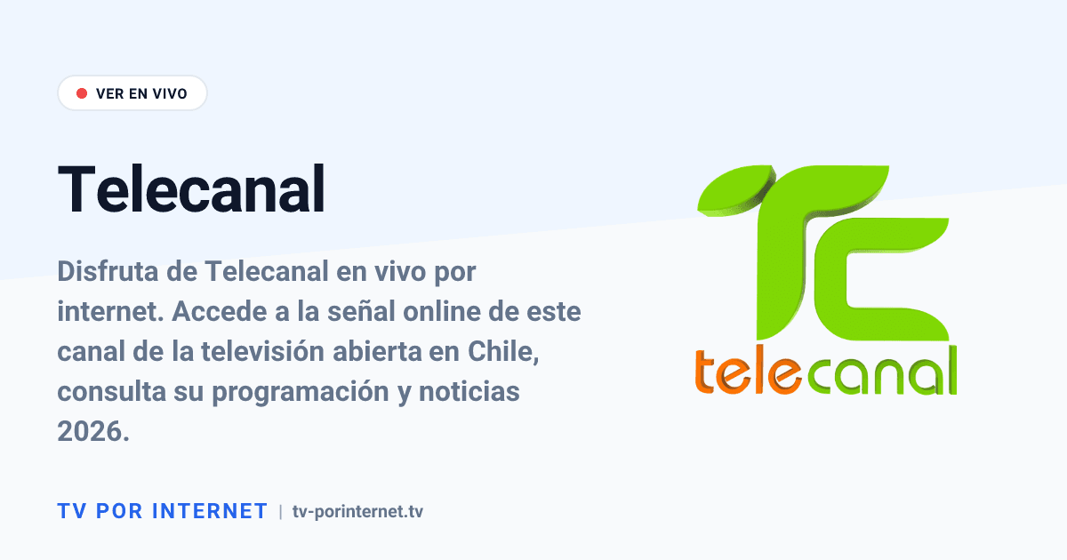 Mult Telecanal Telecanal en Vivo: Sigue la Señal online por medios oficiales de la ...